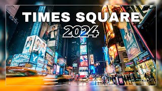 Times Square, New York 2024 🎇 Вечерняя прогулка по дождливому Манхэттену. Нью-Йорк. США | День 1.