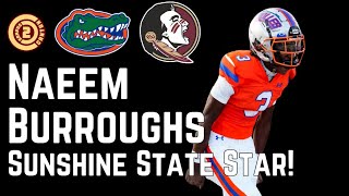 FLORIDA WRs Naeem Burroughs is ELECTRIC! | College Football Recruiting