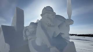 049 - Visiting the famous Snow Castle in Yellowknife with North Star Adventures