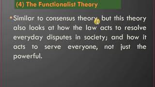 COURSE UNIT 11 - SOCIOLOGICAL THEORIES “The CRITICAL PERSPECTIVES” (CRIM121)