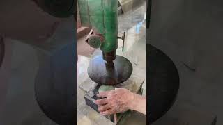 Polishing green marble stone wafer