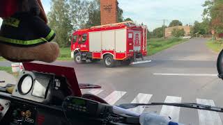 Wyjazd na zabezpieczenie 🚒657[P]43 - GCBA 6/32 Jelcz 325 🚒657[P]44 - GBA 3/16 Volvo FL 4x4