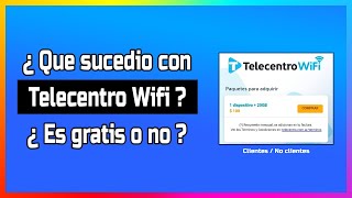 ¿Qué paso con telecentro WIFI ZONE?