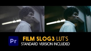 Film Slog3 And Standard Luts For Premiere Pro