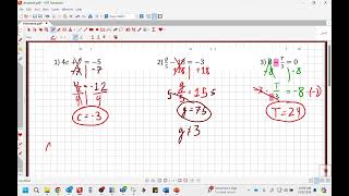 Math 8: Solving Two-Step Equations Practice Day (The Correct Cut)