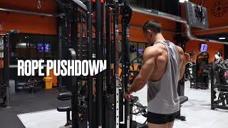 ROPE PUSHDOWN FOR TRICEPS