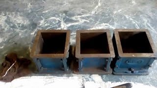 COMPRESSIVE STRENGTH CUBE CASTING