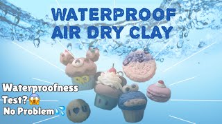 How To Waterproof AIR DRY CLAY Without Epoxy/UV Resin🤩💦🌊 | COLD PORCELAIN Tutorial | Varnish Review🌟