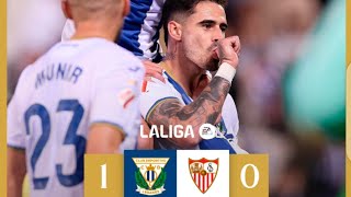 CD Leganes Vs Sevilla FC (1-0), All Goals Results & Extended Highlights