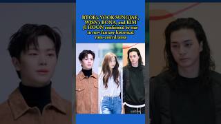 Sungjae, Bona, and Kim Ji Hoon will collaborate on a new historical fantasy drama #kdrama #shorts