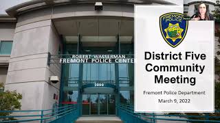 District 5 Community Meeting