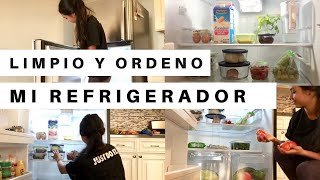 LIMPIO Y ORDENO MI REFRIGERADOR en 1 HR ⏰ | Motívate conmigo!!