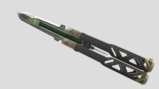 Apex Legend Octane Heirloom Balisong Trainer