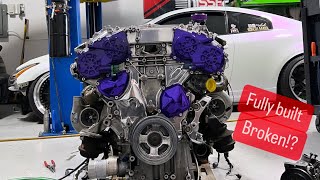 Twin Turbo install on my VQ35! ( FULLY BUILT MOTOR BROKEN ) Part 8