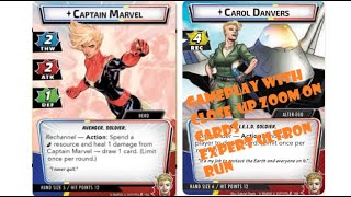 Marvel Champions LCG / Card Game - Gameplay Cpt. Marvel v. Ultron - Expert