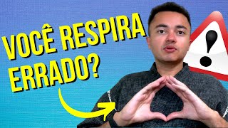 Respiração diafragmática - Como fazer e respirar CORRETAMENTE pelo diafragma em 2 passos.