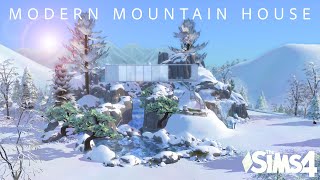 Современный дом в горах | MODERN MOUNTAIN HOUSE | No CC | The Sims 4