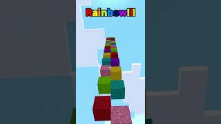 minecraft: double tnt rainbow in minecraft!!!😱😱#minecraft #shorts