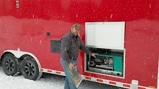 Food Trailer Generator Option - Montana Trailer MFG