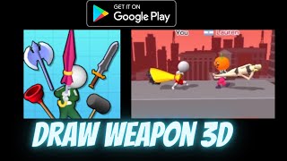 Draw Weapon 3D - 2 Mins Gameplay From Google Play Store #Android