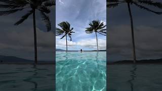 Overlooking Camiguin Island #relaxing #vacation #calming #swimming #bluesky  #mountains #shorts