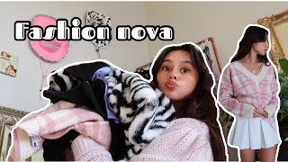 Trying all things new from fashion nova(haul)