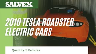 Virtual Product Inspection at Salvex - 2010 Tesla Roadster Electric Cars