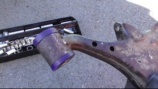 T2EP3 Honda Civic Type R K20 Part 16 : SuperPro Bush removal and fitting Front Lower Wishbone