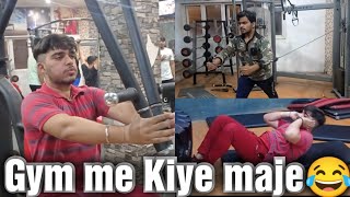 Gym Me Kiye Full Maje😃😍 | Arpit Maggu Vlogs