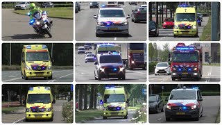 Politie Brandweer en Ambulances met spoed in Nijmegen