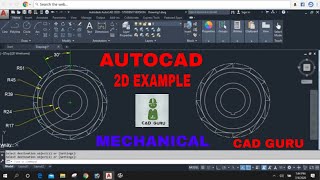 AUTOCAD 2D DRAWING FOR MECHANICAL STUDENT