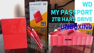 WD My Passport 2TB Hard Drive | USB 3.0 | External Hard Drive Unboxing | Technical Guide