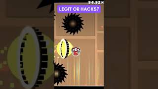 Legit or Hacks?! #geometrydash #gd #gaming #challenge #music #shorts #demon