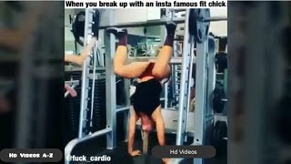 Hot Girls And Idiots Best Gym Fails ! Very Funny And S...