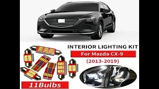 11x Canbus White LED Light Bulbs Interior Kit For 2013-2019 Mazda CX-9