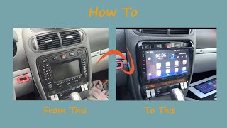 Upgrading 2003-2011 Porsche Cayenne Factory Radio | Android 12, Built-in Carplay, AHD Camera