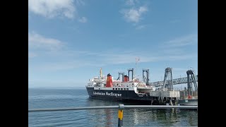 Edinburgh to Brodick by train , subway and ferry (via Falkirk High and Ardrossan)