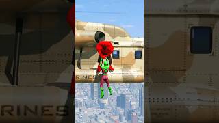 HULK BROTHERS SAVING FALLING SPIDER-MAN BROTHER (GTA V SHORTS) | #Hulk | #GTA5 | #Shorts