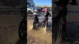 Electric Bike Burnouts in MUD PUDDLE?!