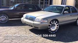 07FordCrownVictoria24"Incubus716 and a 06MercuryGrandMarquis24"Starr276 @ RimTymeStoneMountain