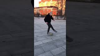 Rate this trick⚽️#football #shorts #soccer #футбол #panna