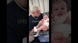 Neymar compartilha momento carinhoso com a filha caçula, Helena! #neymar #Helena #MomentosEmFamília