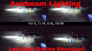 Auxbeam Lighting LED Shootout - Which Series Is The Best? 3rd Gen 2017 Toyota Tacoma TRD-Offroad