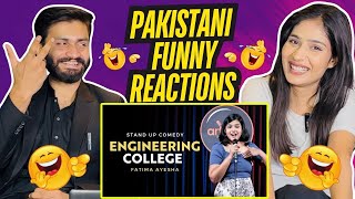 Every Engineering College in India Weight Gain Standup Comedy by Fatima Ayesha | PAKISTANI REACTION