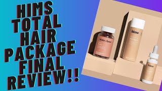 PRODUCT REVIEW: HIMS Total Hair Package Final Product Review | Hair Growth Final Review from HIMS