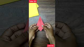 Miniature shirt with tie Origami #shorts #origami #tutorsd