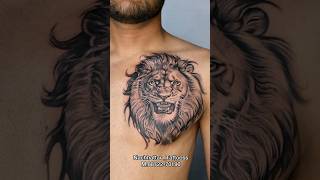 #chesttattoo #liontattoo #3dtattoo #besttattooartist #nachhattartattooss #tattoo