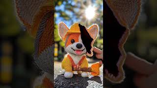 Corgi Construction Zone! Crochet Cuteness Alert!