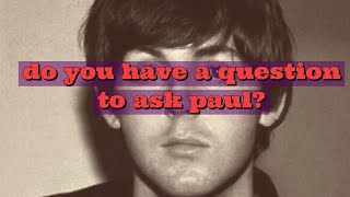 do you have a question to ask paul?✨️(tarot reading)