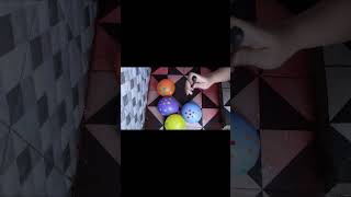 ASMR Various Water Colors // Happy Smiling Balloon Pop Reverse #asmr #balloonpopping #shortsviral